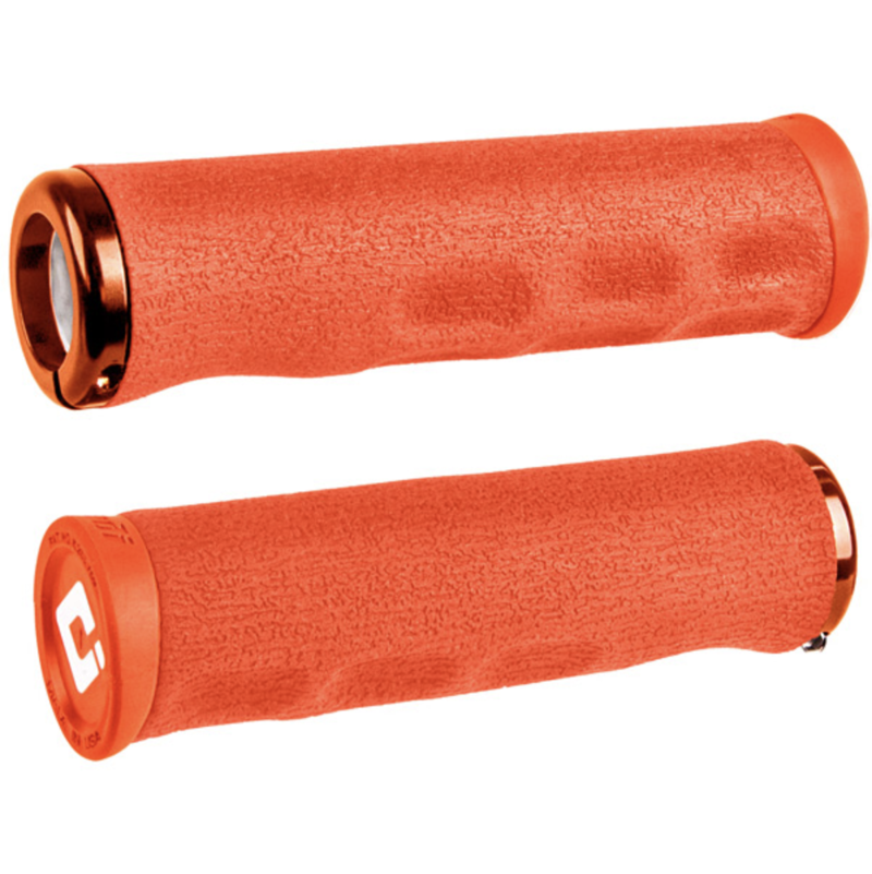 ODI Dread Lock F-1 MTB Grips 130mm Orange-1